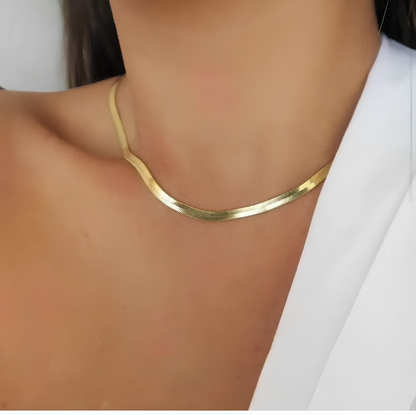 Gold Plated Snake Chain For Women & Men