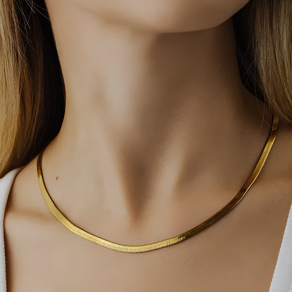 Gold Plated Snake Chain For Women & Men